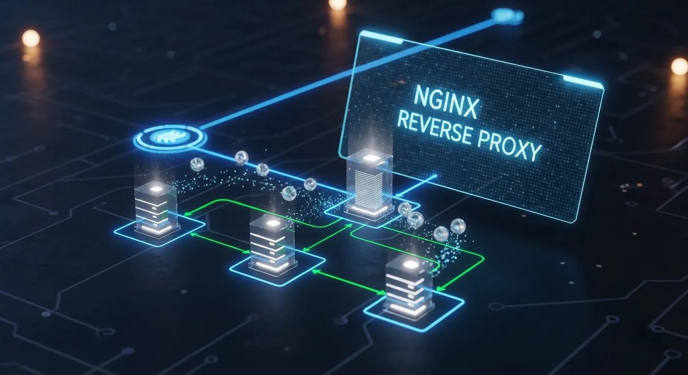 Diagrama de arquitetura de Proxy Reverso com Nginx