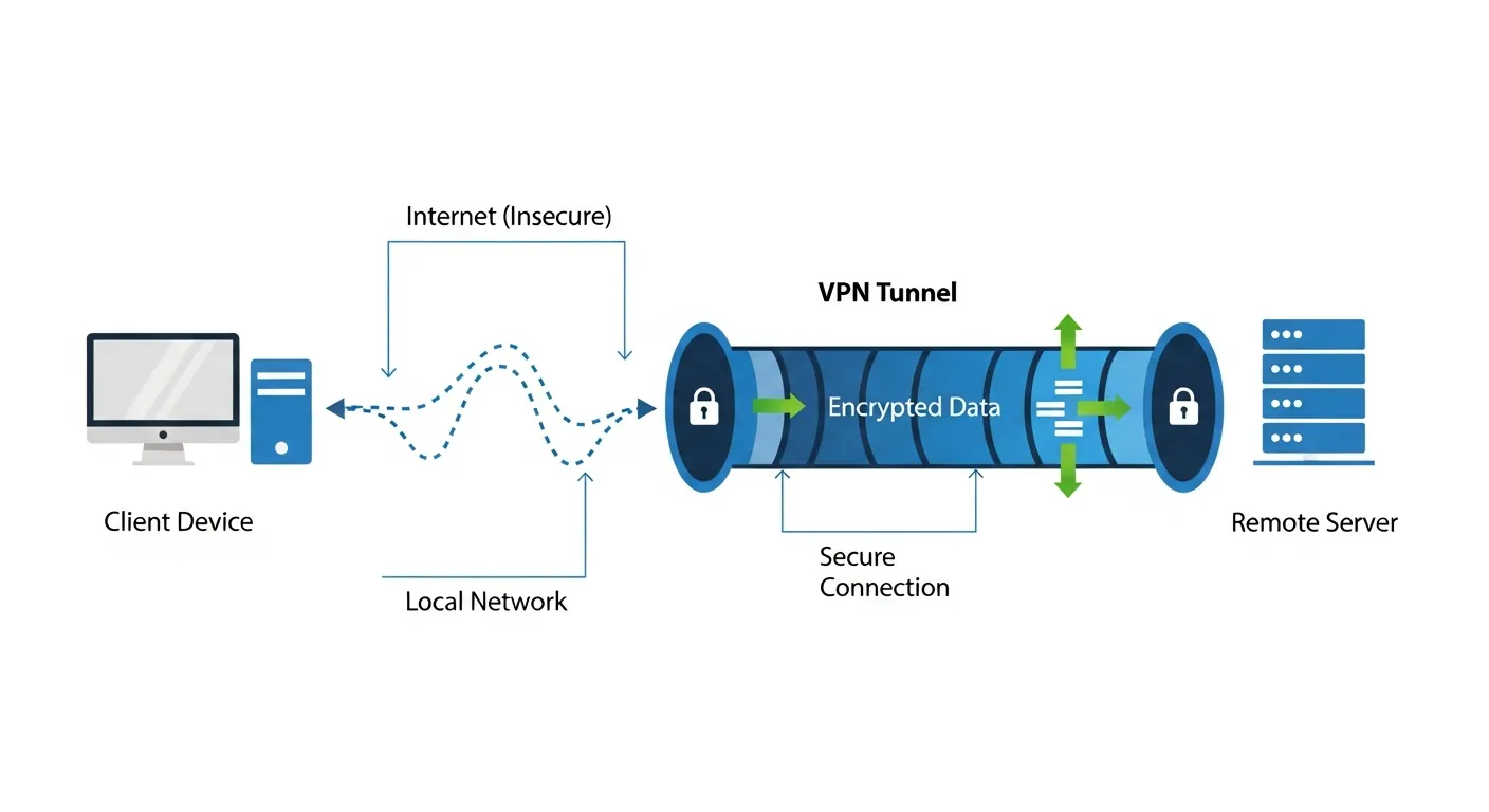 Arquitetura de rede VPN