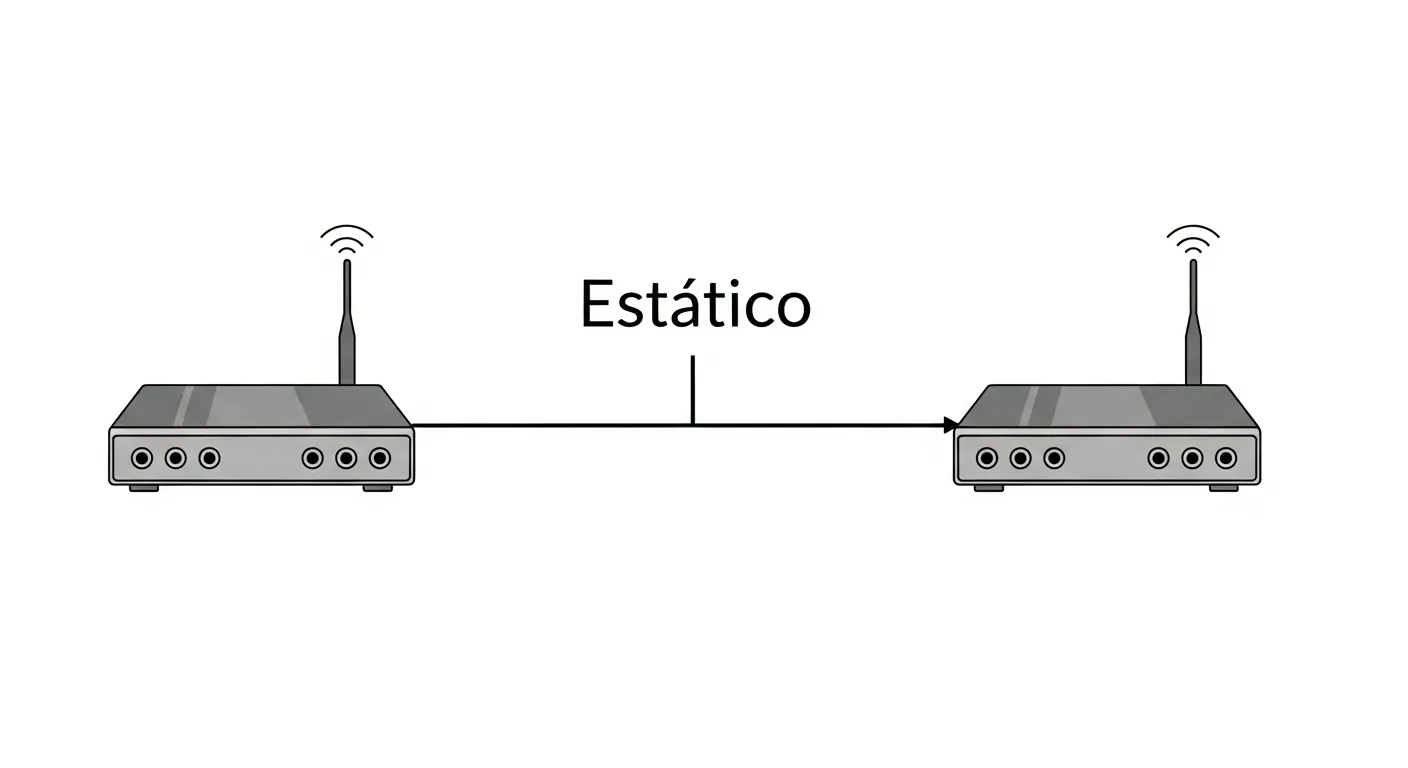 Diagrama de roteamento estático