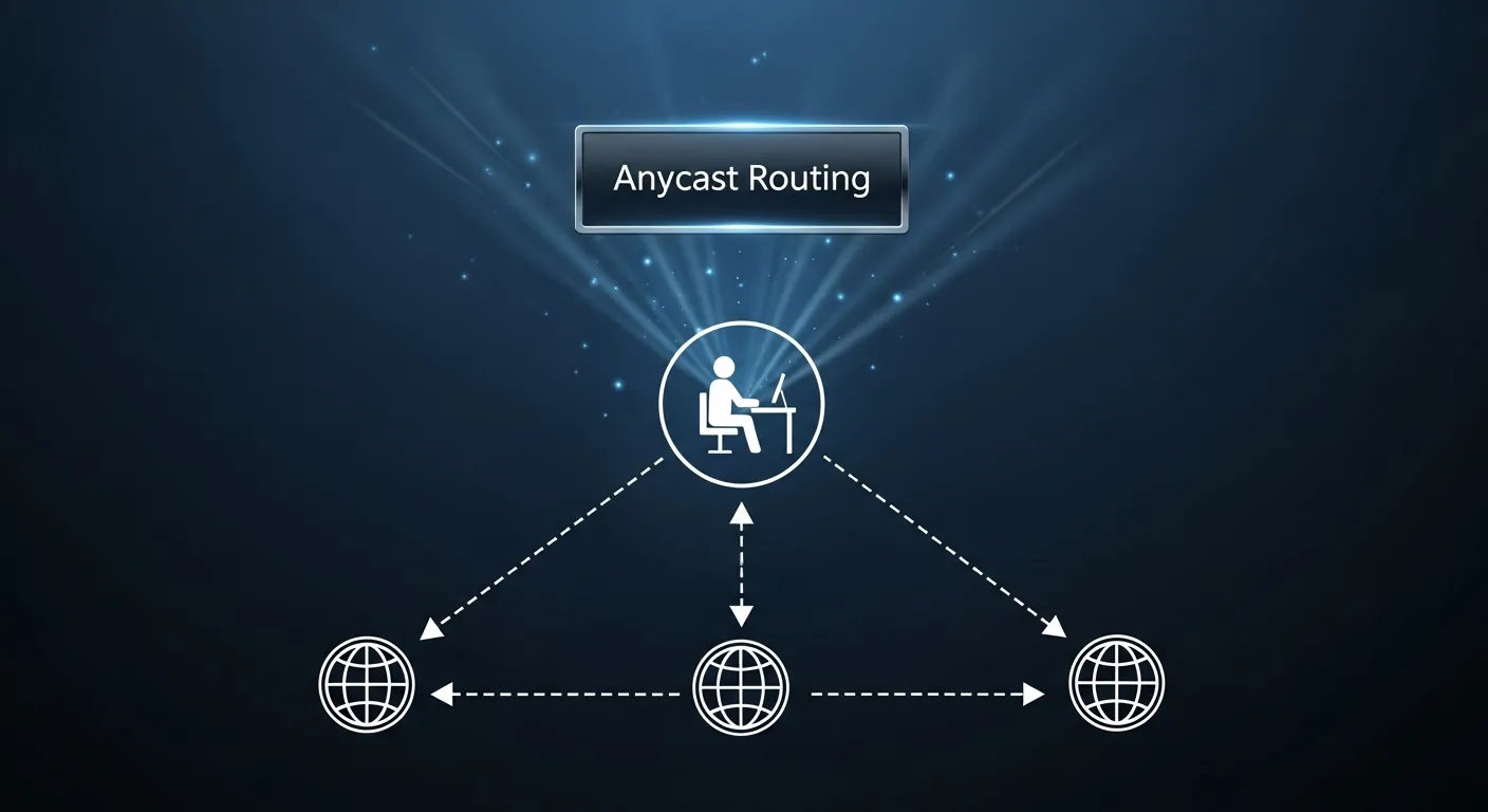 Diagrama de Roteamento Anycast