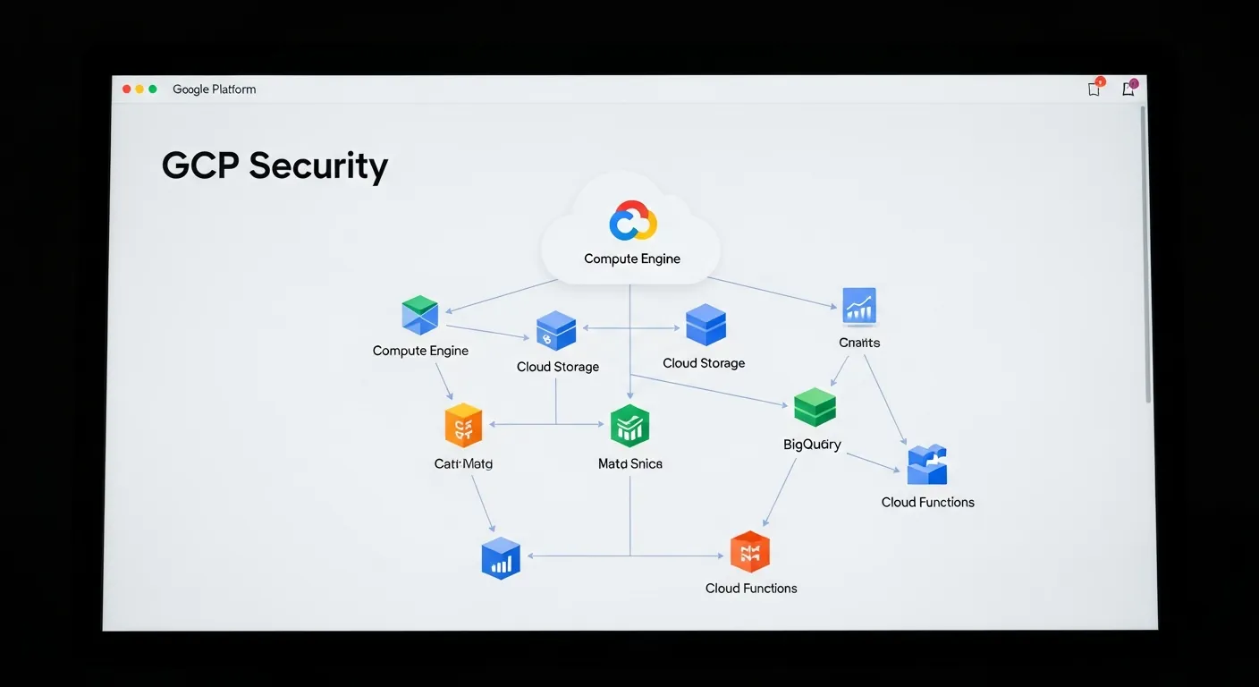 Diagrama de Segurança de Rede no GCP