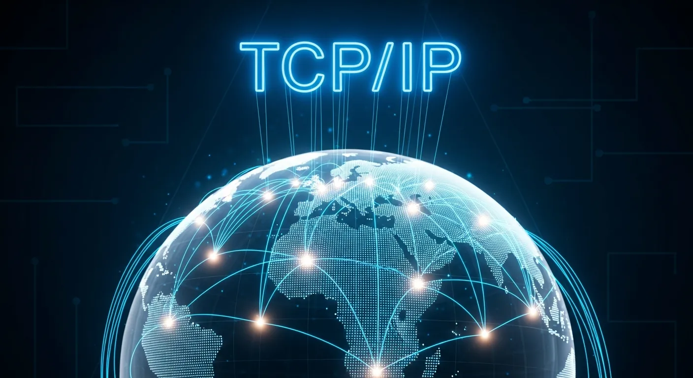 Diagrama da rede TCP/IP global