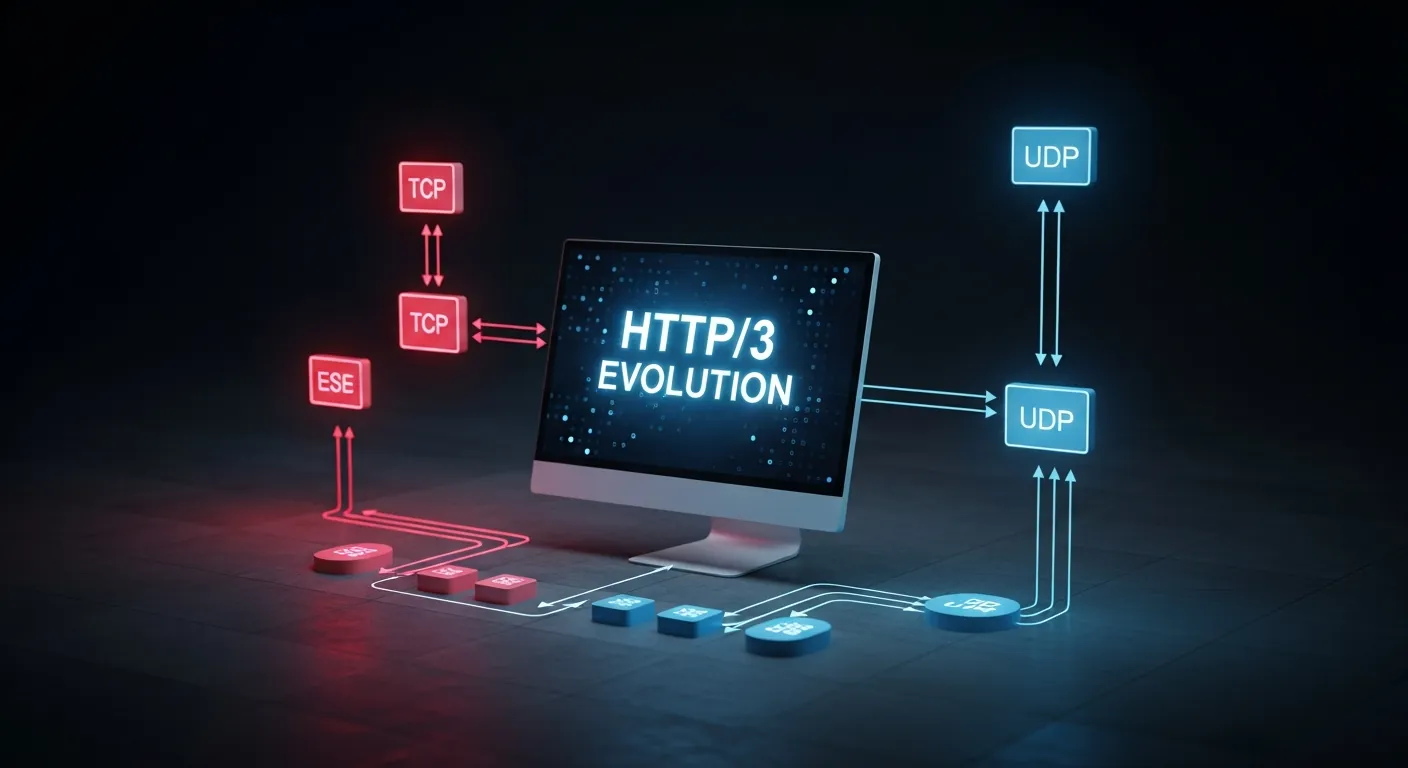 Diagrama TCP vs UDP QUIC