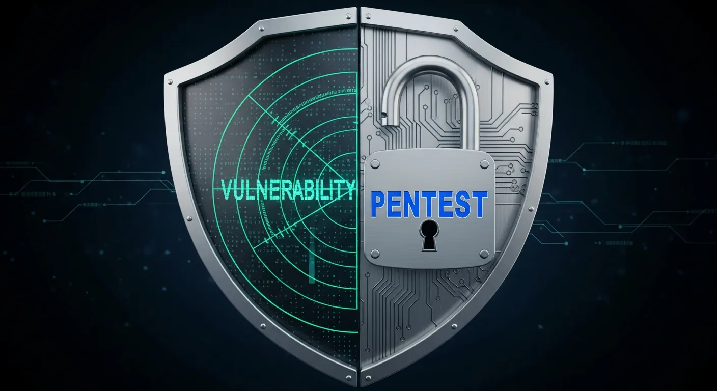 Diferenca entre vulnerability assessment e pentest