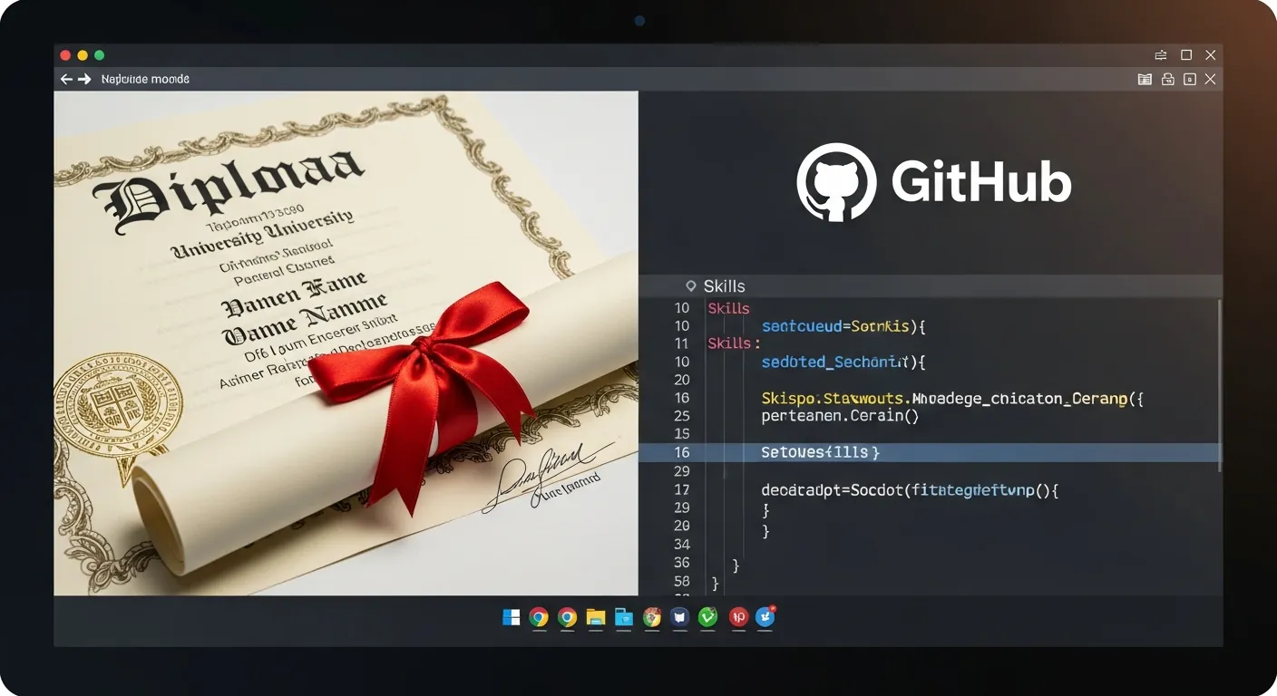 Diploma vs GitHub