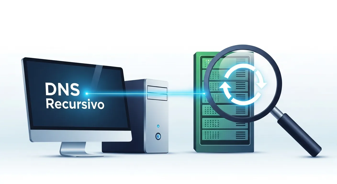 Servidor DNS Recursivo buscando endereço IP