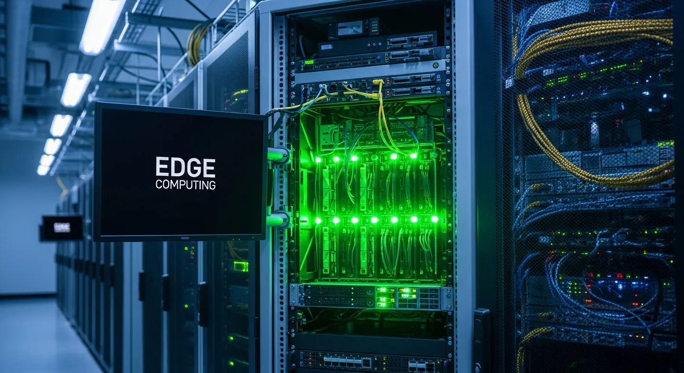 Servidor Edge Computing em Data Center Industrial