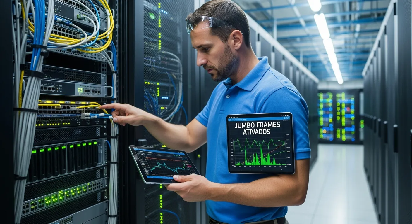 Configuração de Jumbo Frames em Data Center
