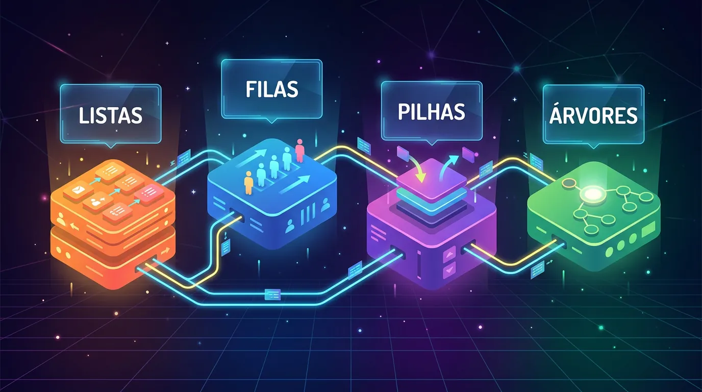 Estruturas de dados explicadas visualmente