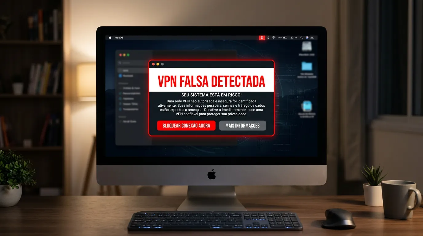 Aplicativos de VPN falsos e malwares