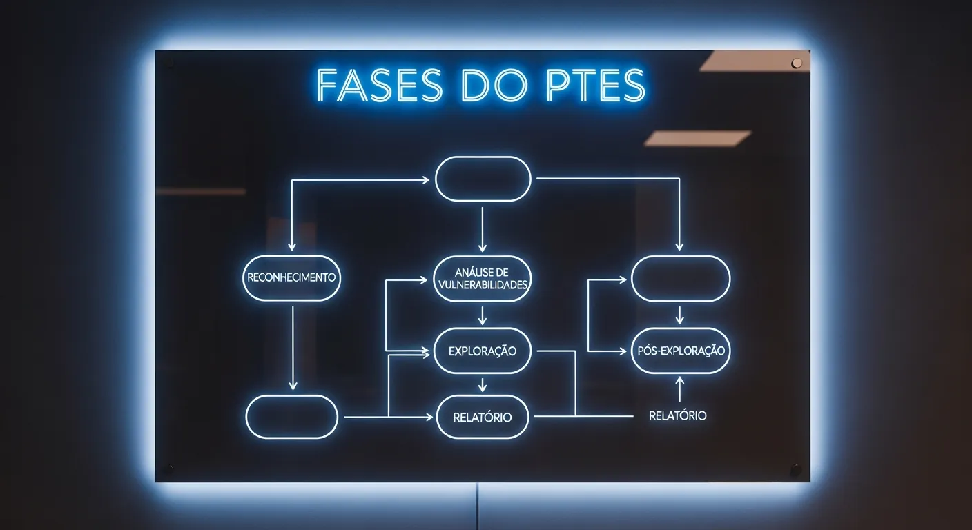 Fases da metodologia PTES em fluxograma
