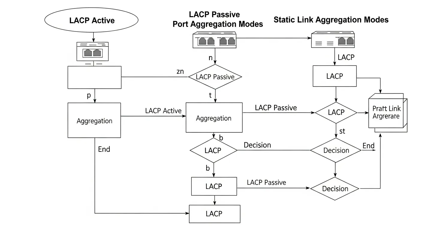 Fluxograma de negociacao LACP vs Estatico