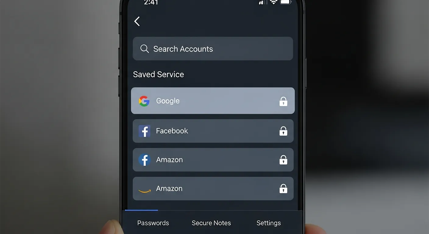 Alt Text: Aplicativo de gerenciamento de senhas gratuito 2026