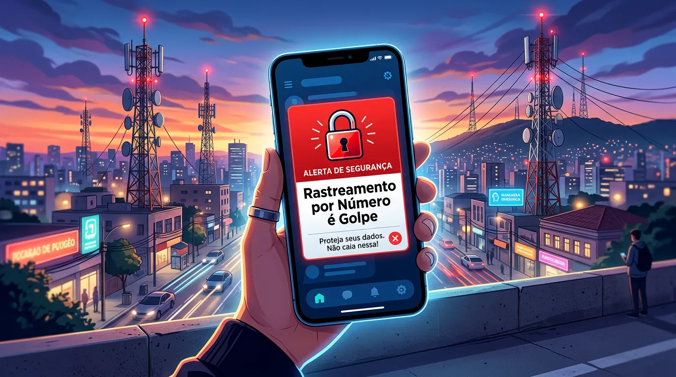 Alerta sobre golpe de rastrear celular apenas pelo número de telefone