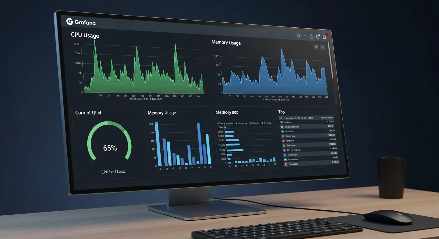 Monitoramento de servidores com Grafana Dashboard
