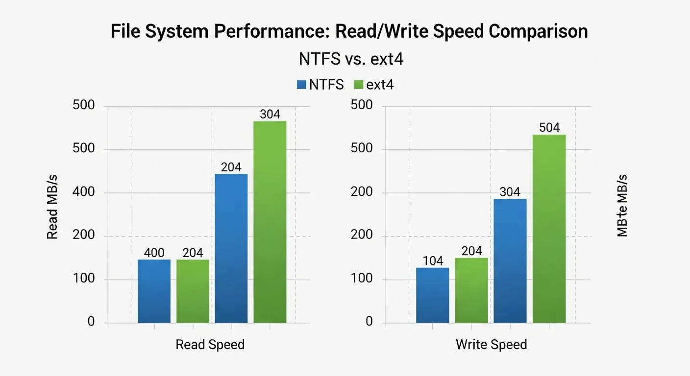 Alt Text: Performance de sistemas de arquivos