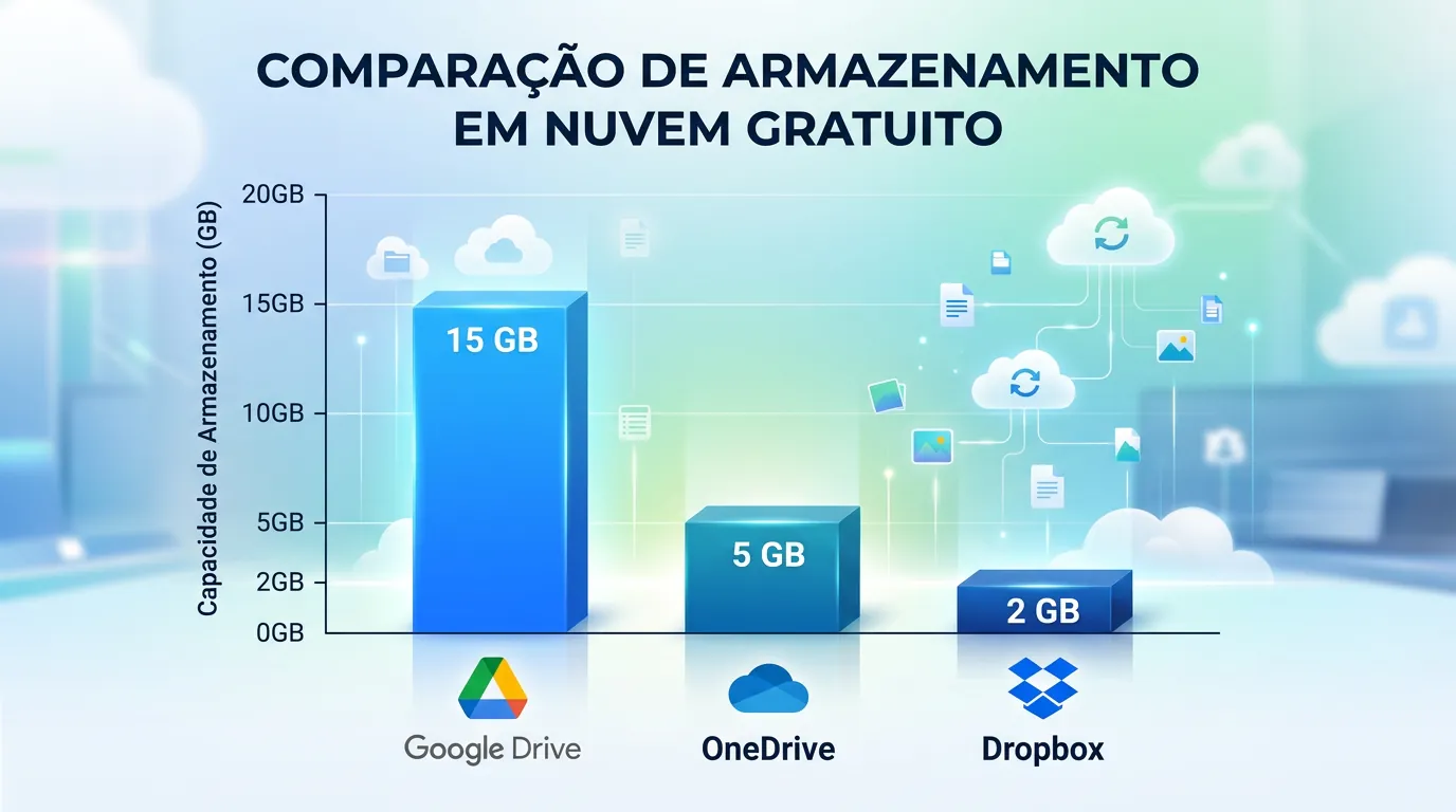 Comparativo de planos gratuitos de nuvem em 2026