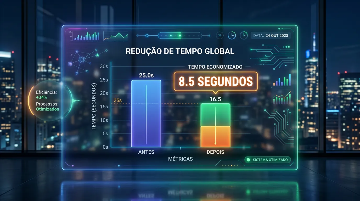 Grafico de tempo de login com passkeys