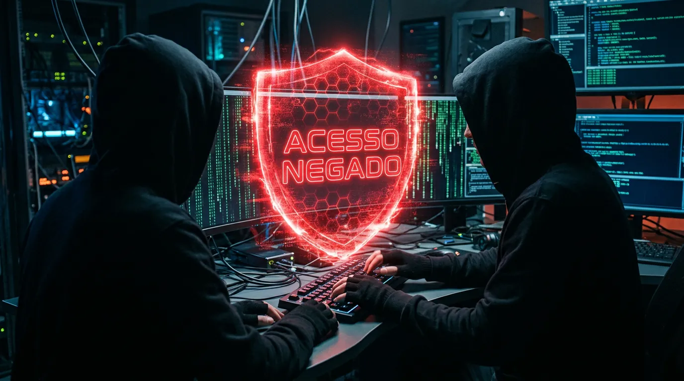 Bloqueio de ataque hacker com 2FA