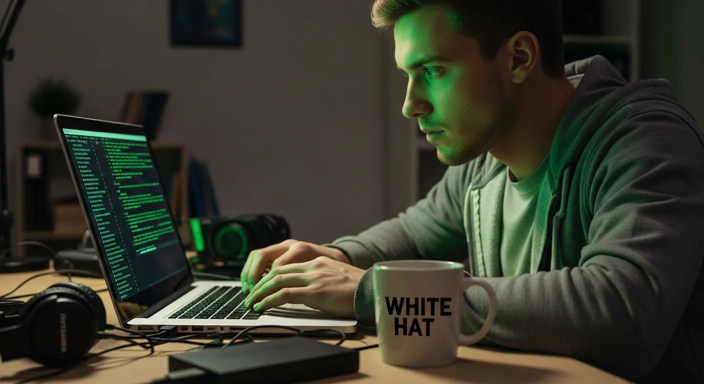 Hacker etico analisando vulnerabilidades