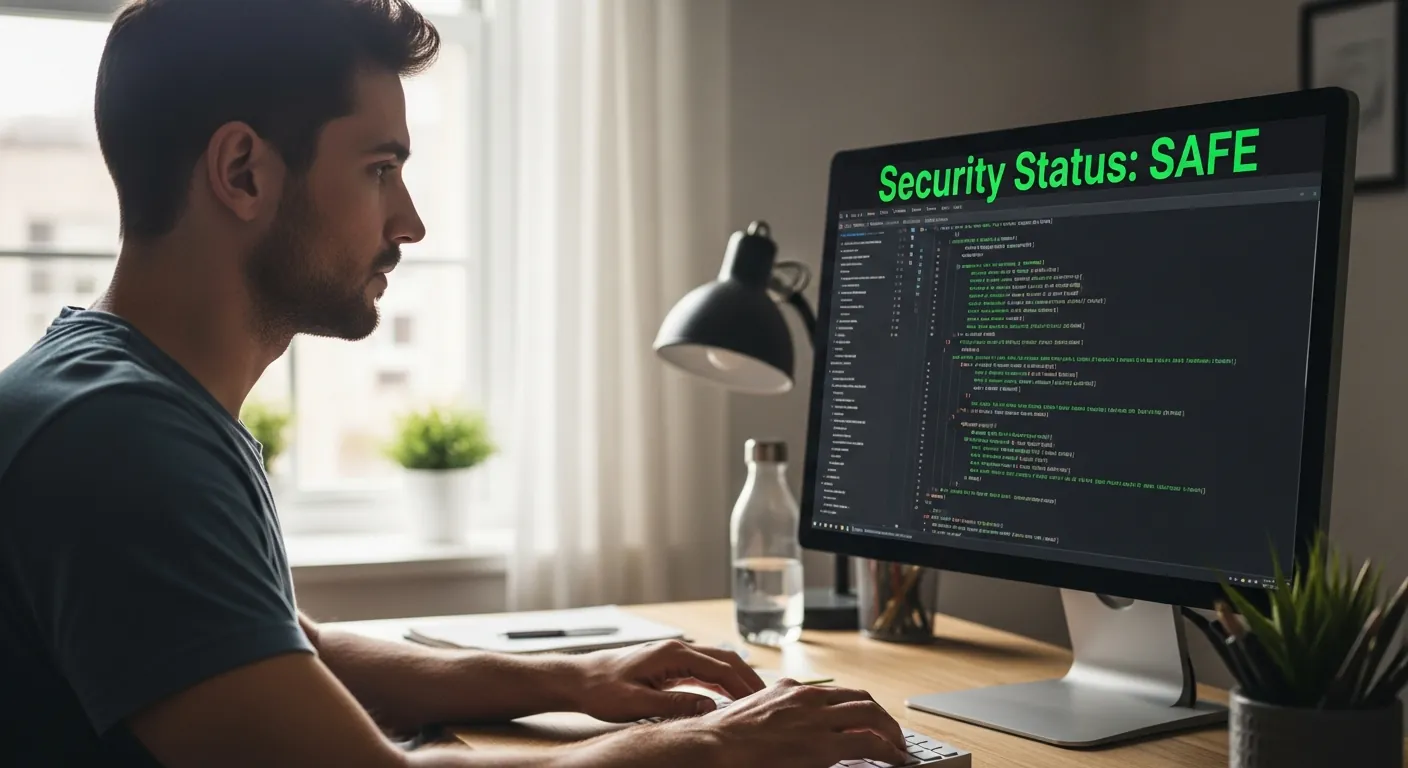 Profissional de segurança da informação trabalhando como hacker ético
