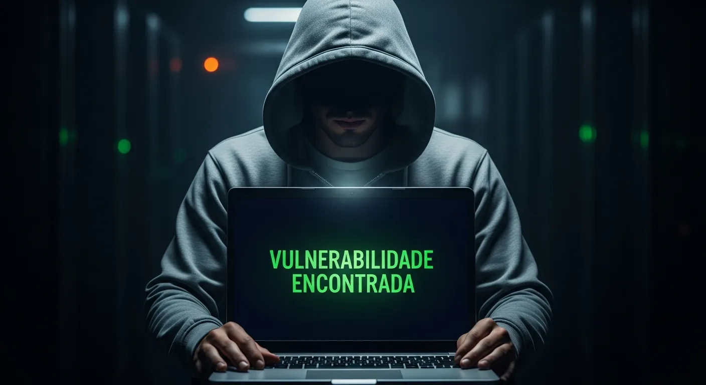 Hacker Gray Hat analisando vulnerabilidades