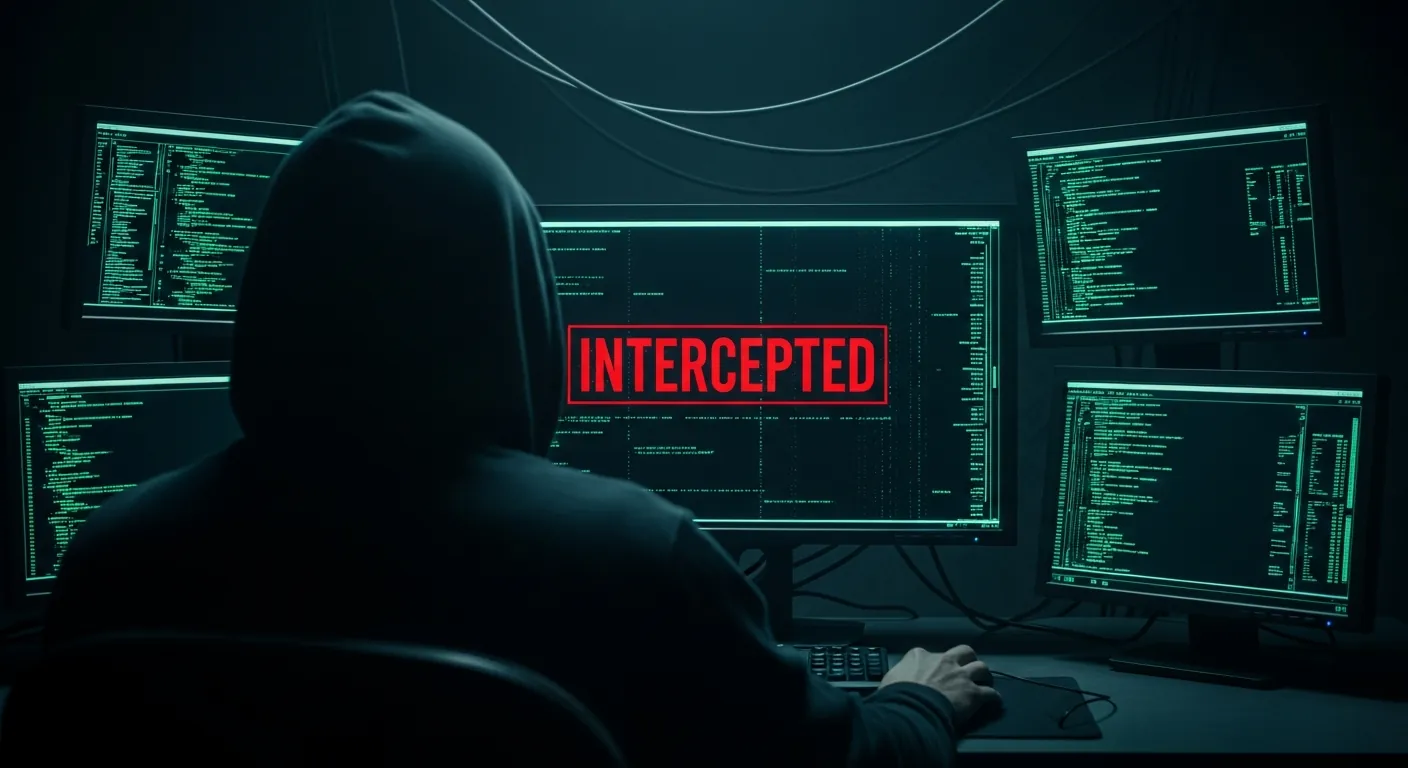 Hacker interceptando dados HTTP em texto claro