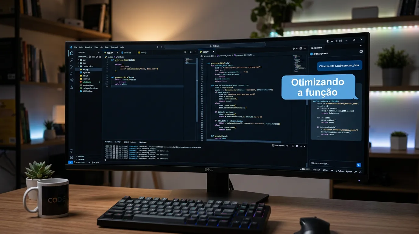 Interface de programação com inteligência artificial