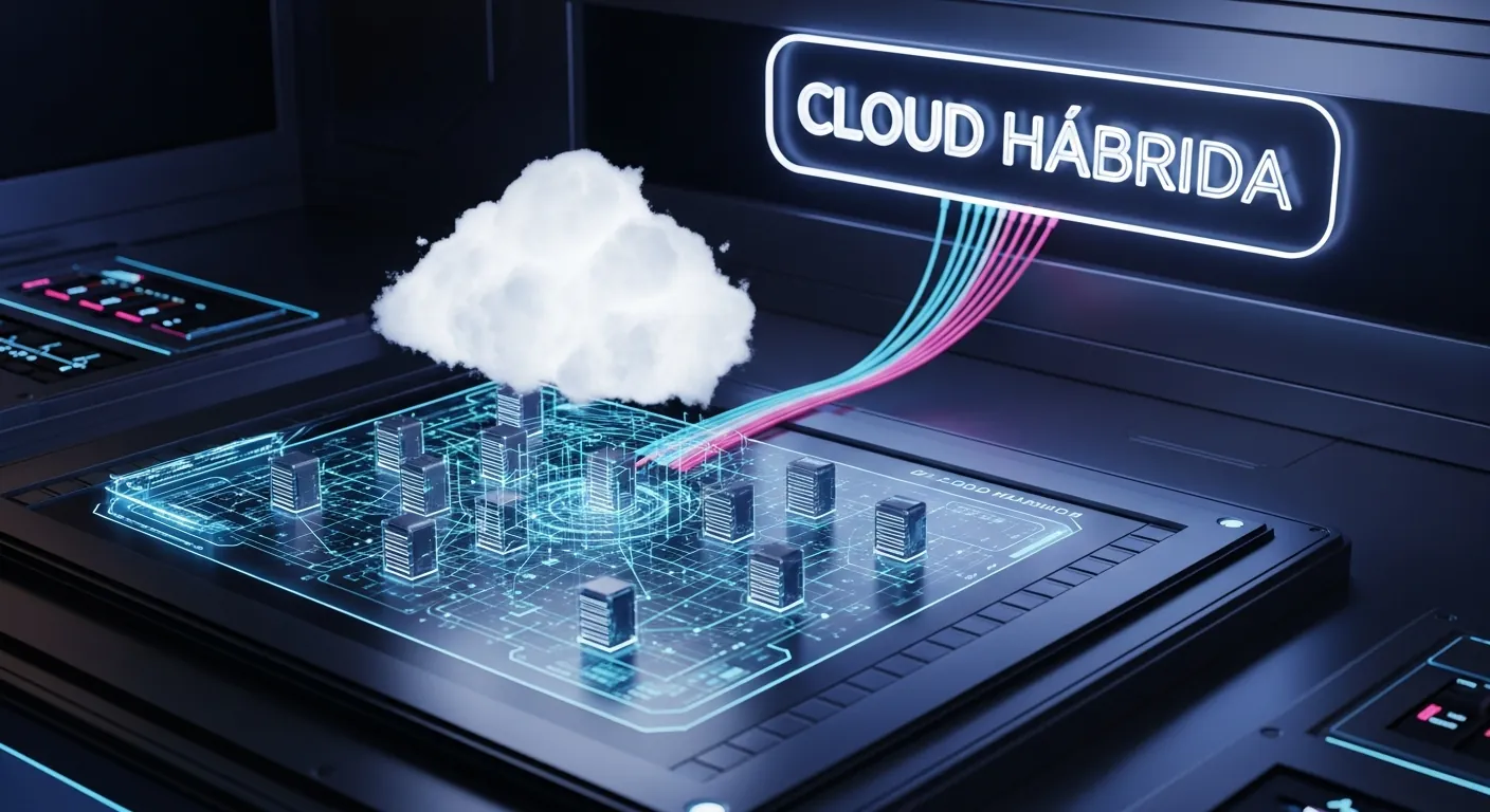 Painel de controle de rede hibrida