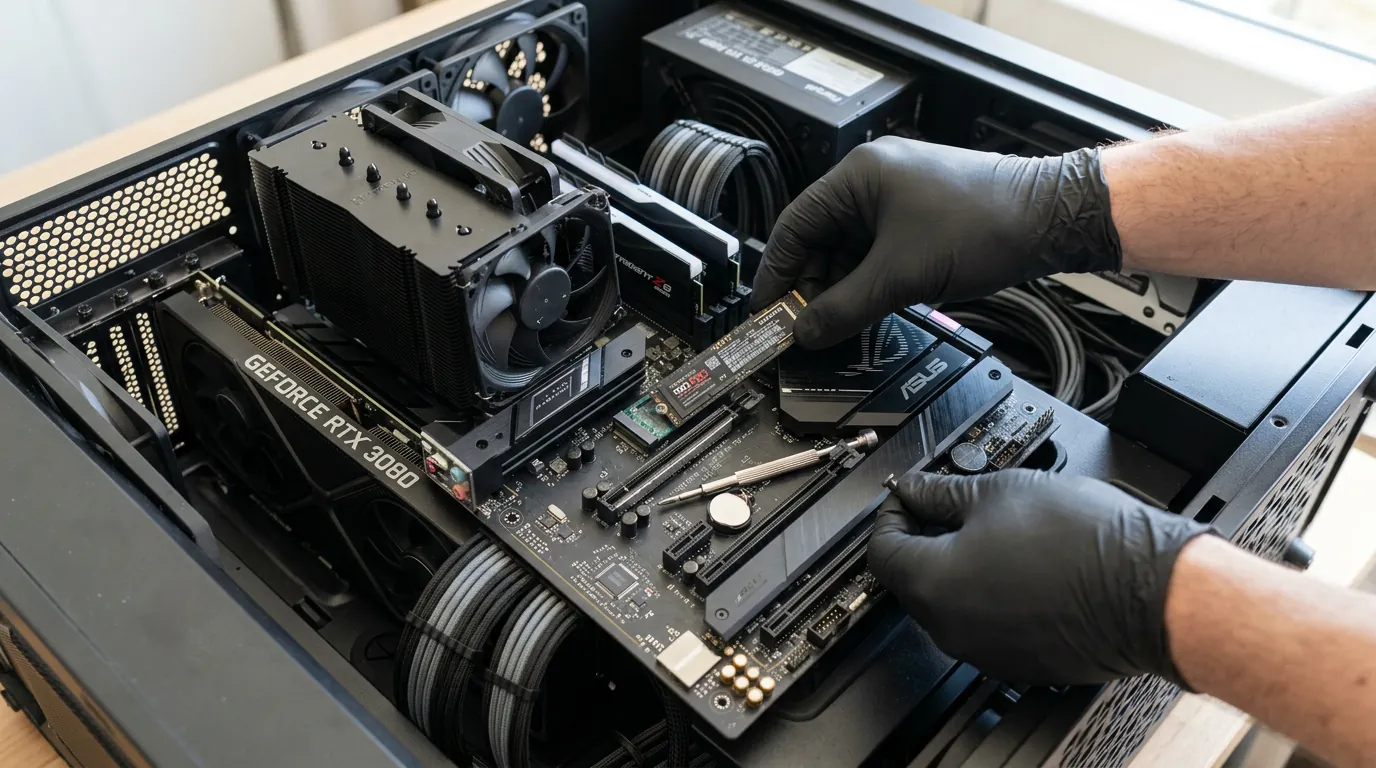 Instalacao de SSD M.2 na placa-mae