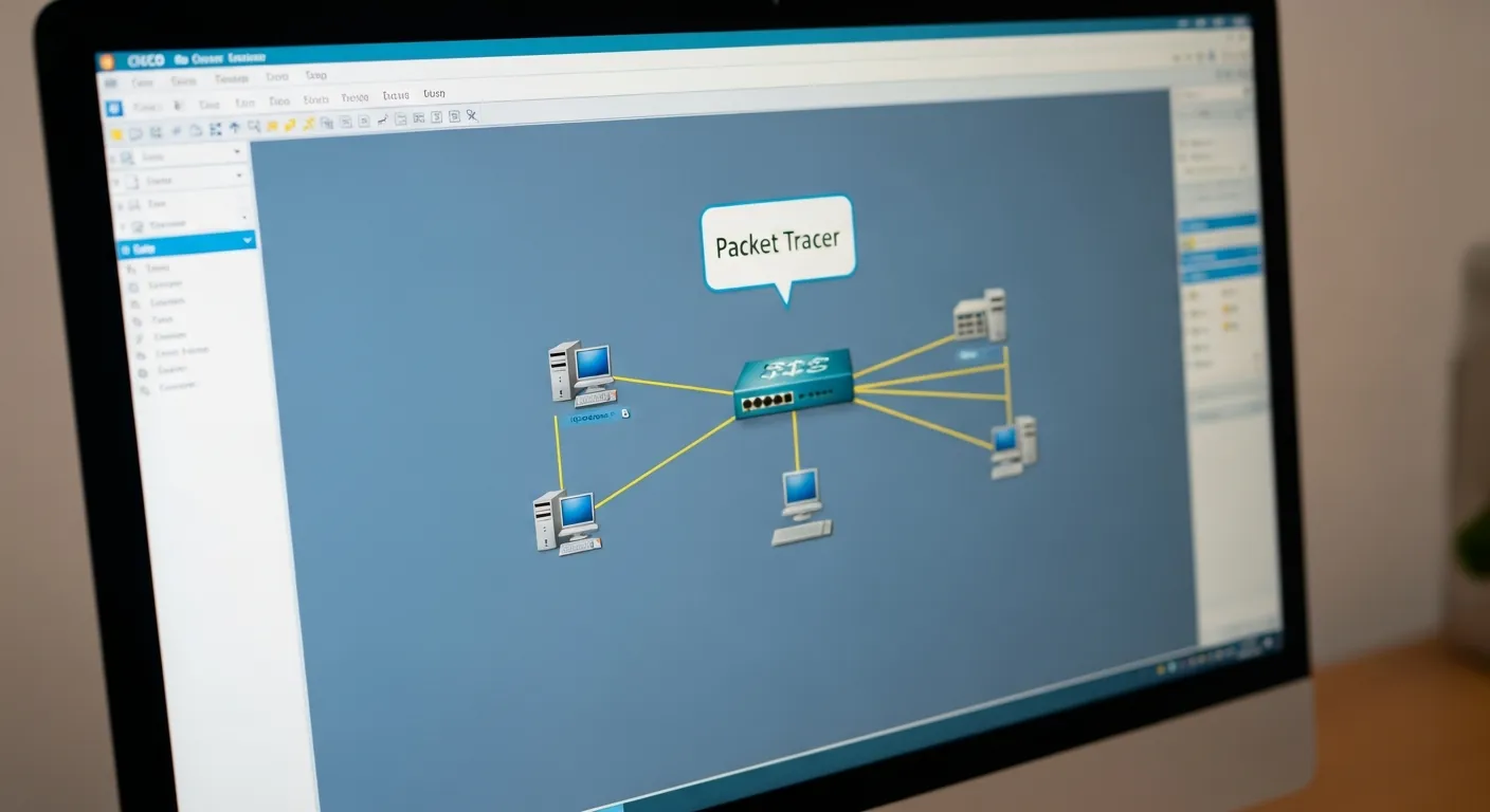 Interface do Cisco Packet Tracer