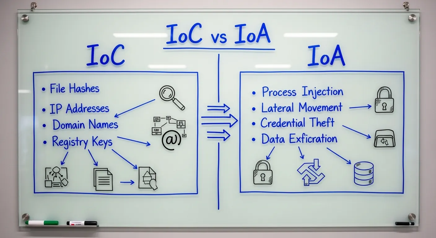 Diferenca entre Indicadores de Comprometimento e Ataque