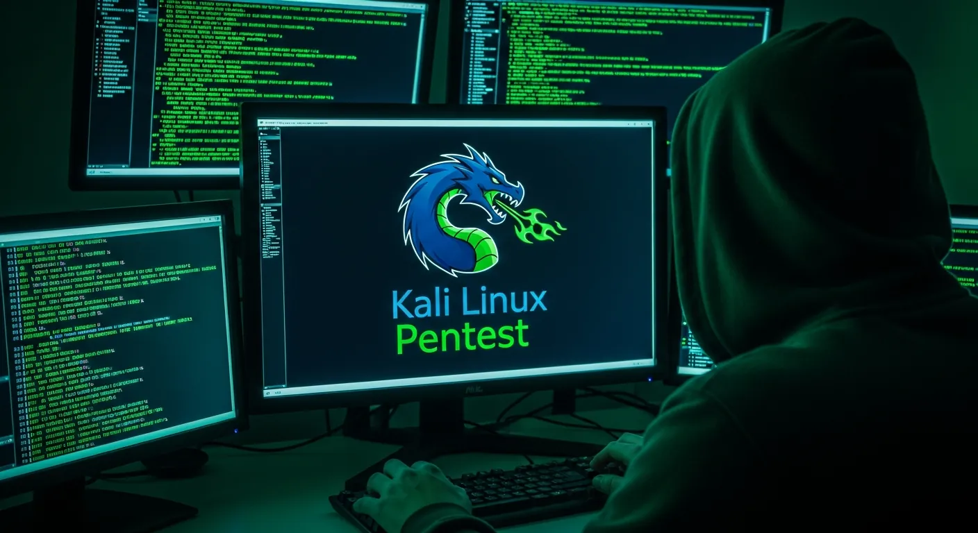 Kali Linux em ação no pentest