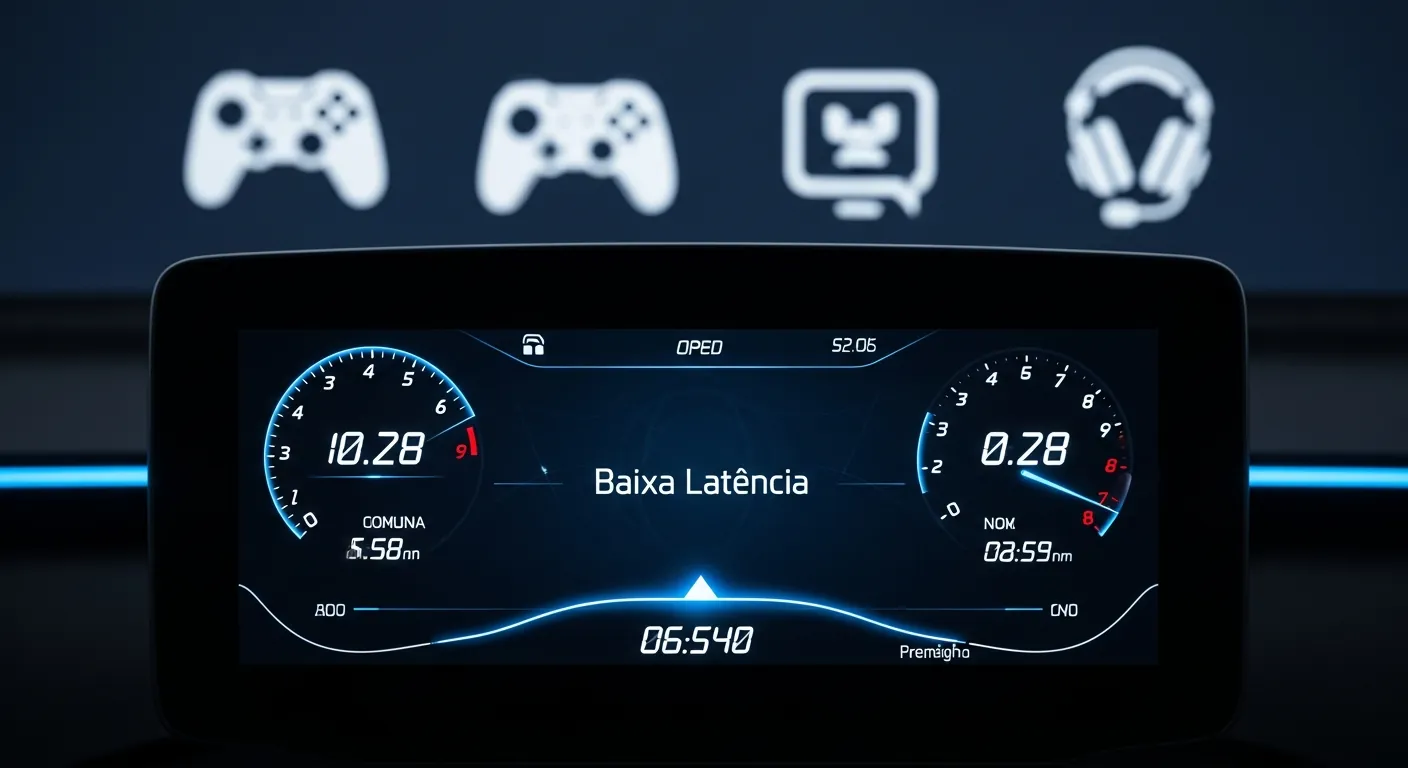 Importância da baixa latência em jogos e streaming usando UDP