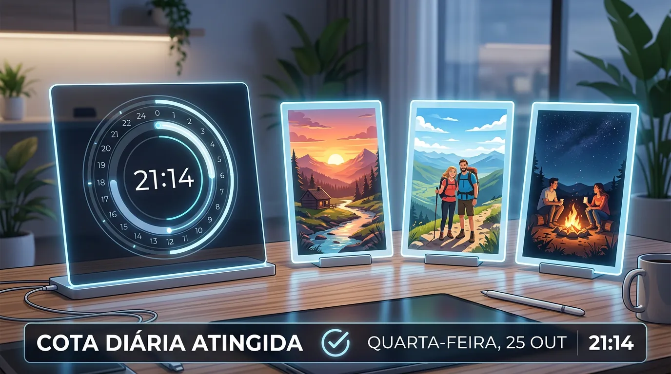 Limite diário de imagens no plano grátis do ChatGPT e janela móvel de 24 horas