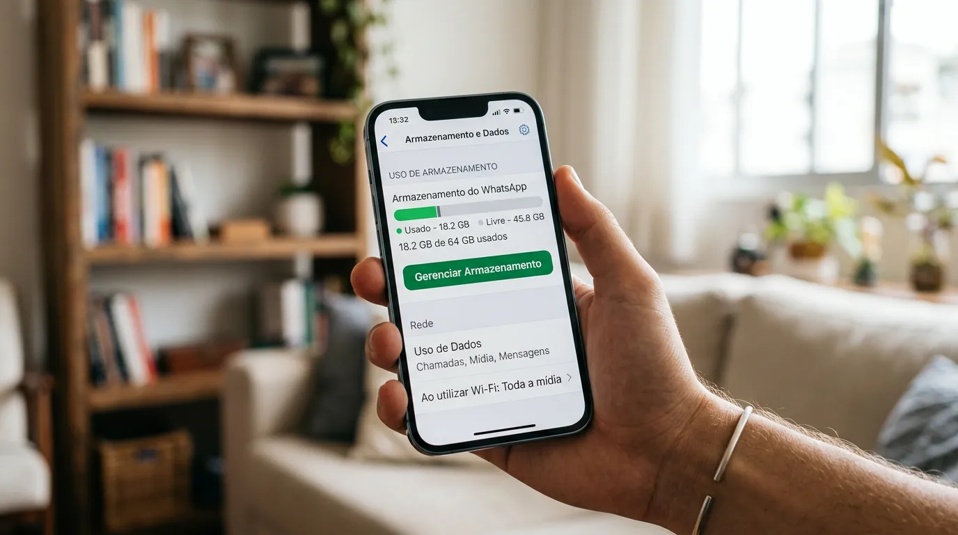 Ferramenta de gerenciamento de armazenamento do WhatsApp