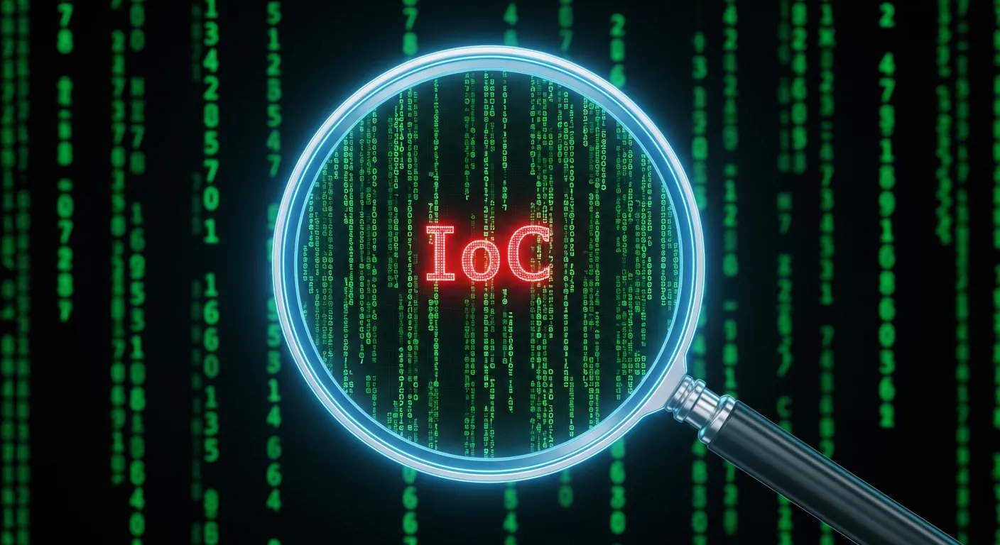Lupa analisando códigos maliciosos