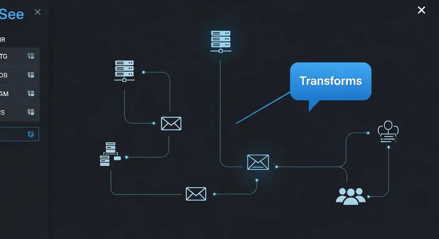 Interface de Transforms do Maltego