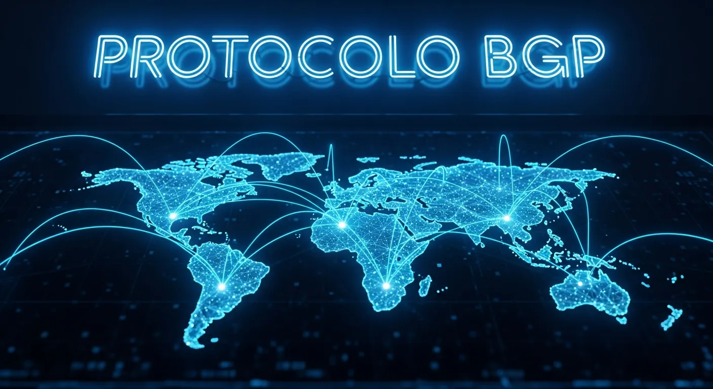 Mapa de rede global BGP
