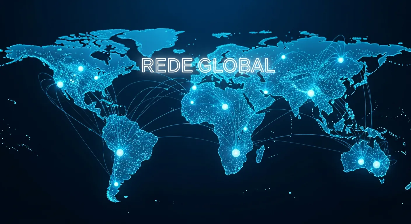 Mapa da rede global de data centers Cloudflare