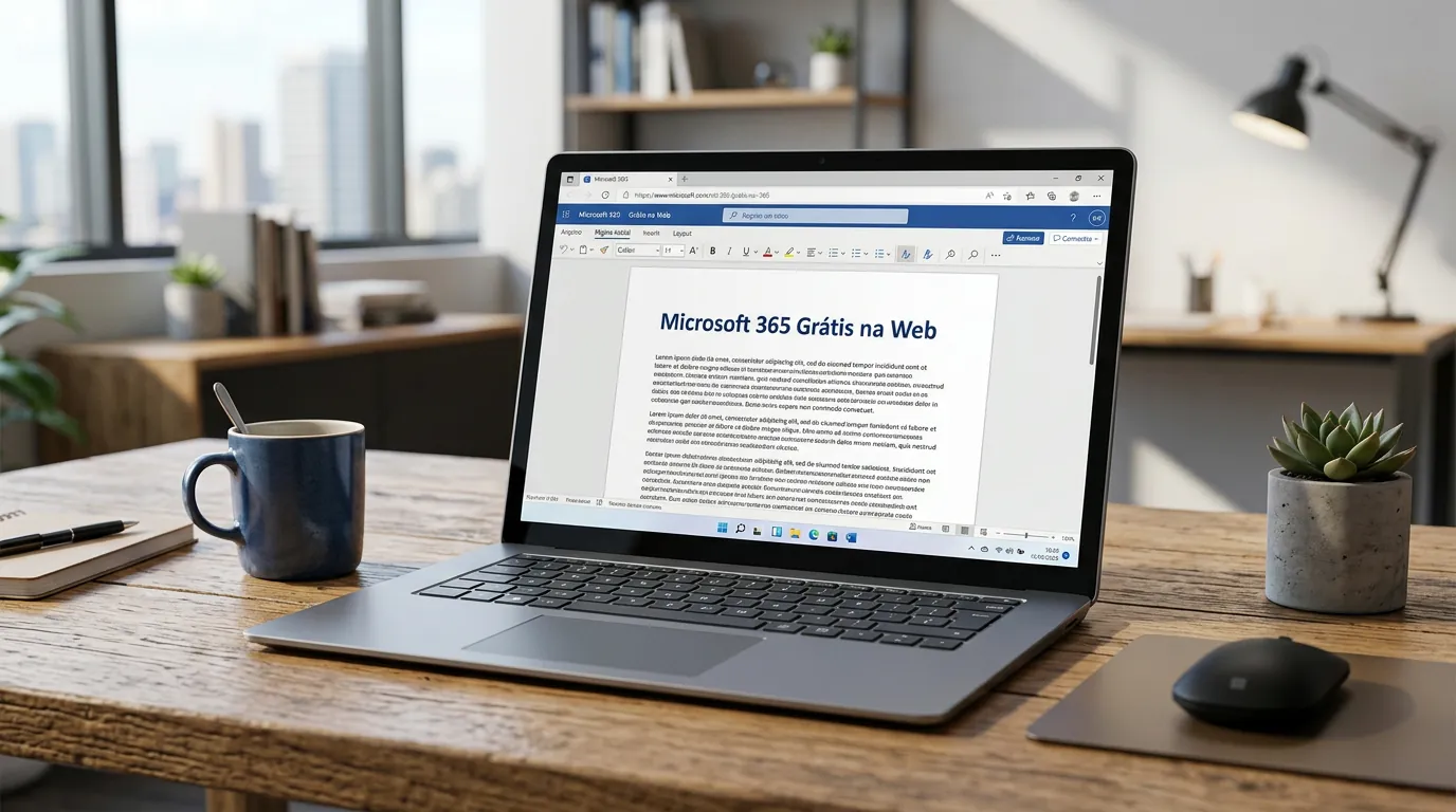 Como usar o Microsoft 365 grátis no navegador
