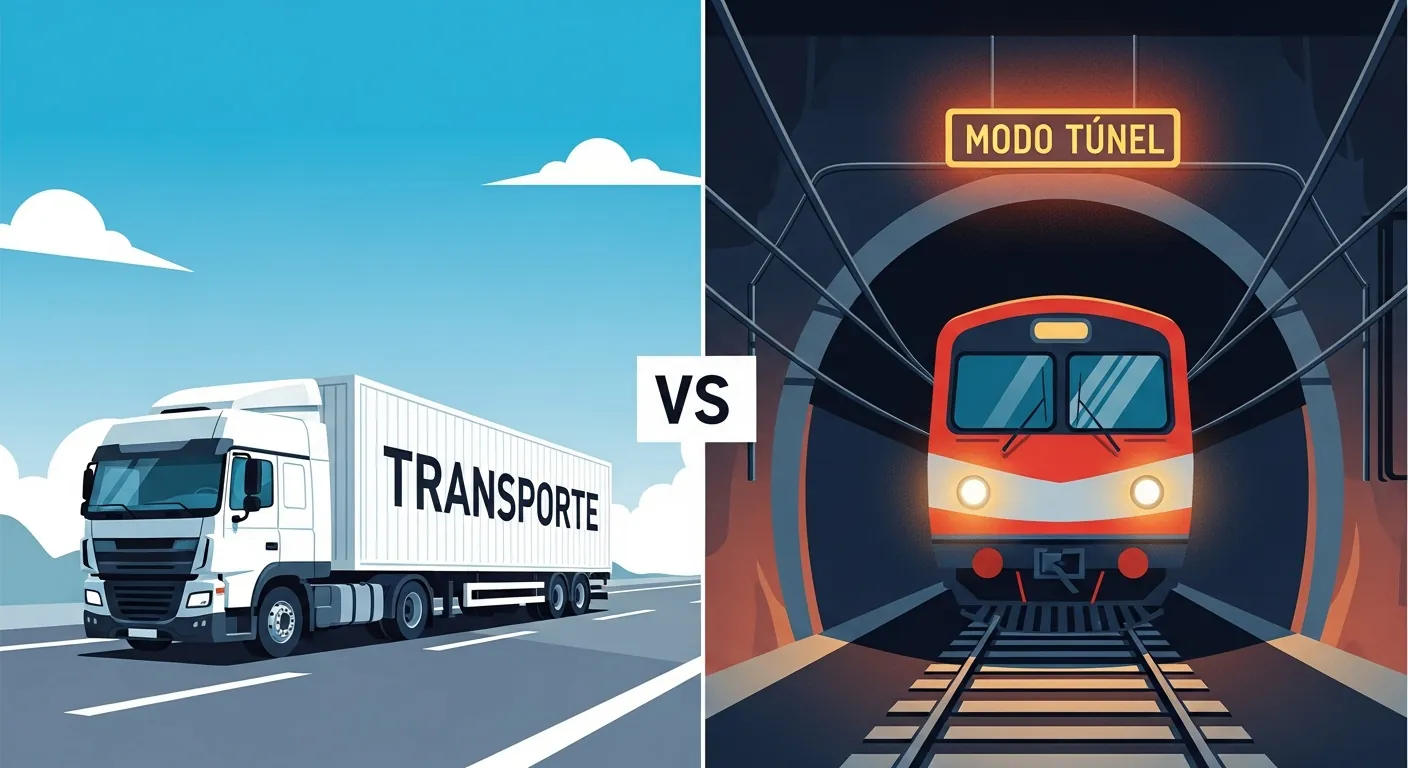 Comparação entre os modos de transporte e túnel do IPsec