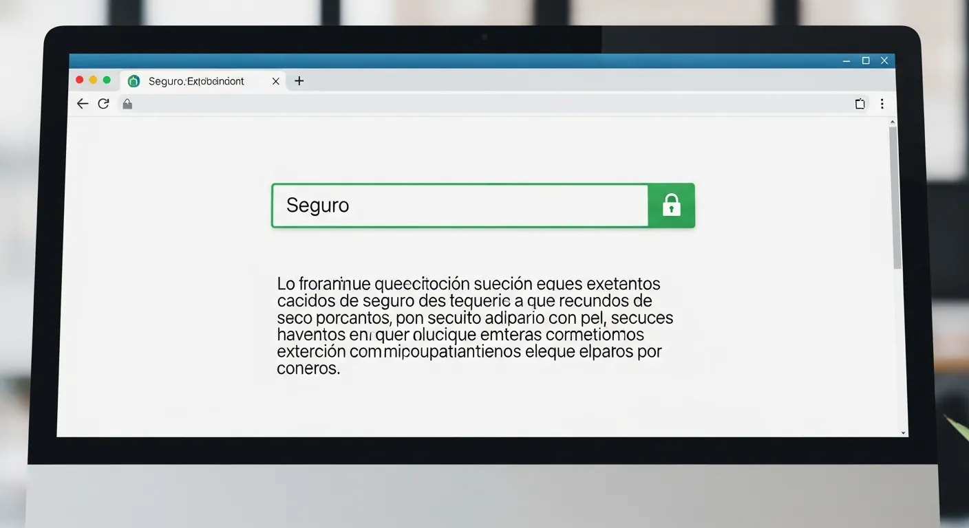 Navegador com conexão segura HTTPS