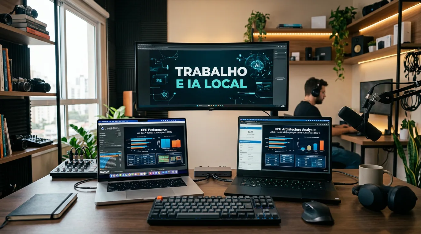 Comparativo de notebooks para trabalho pesado programação e inteligência artificial