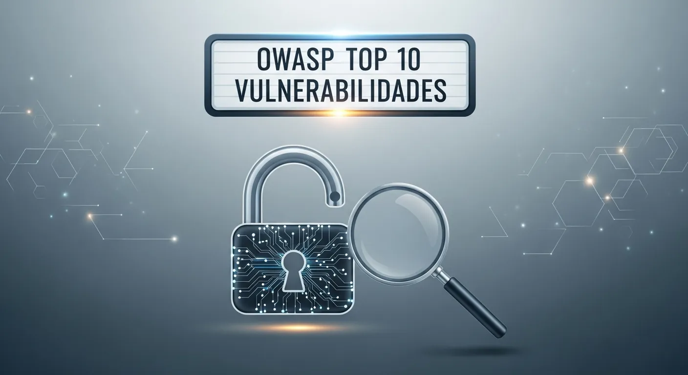 Infográfico ilustrando as vulnerabilidades OWASP Top 10