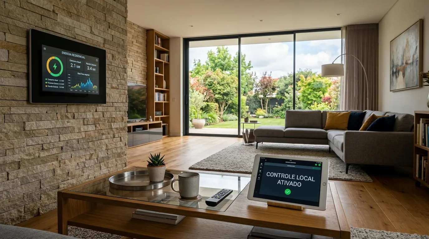 Painel de controle de casa inteligente focado em energia