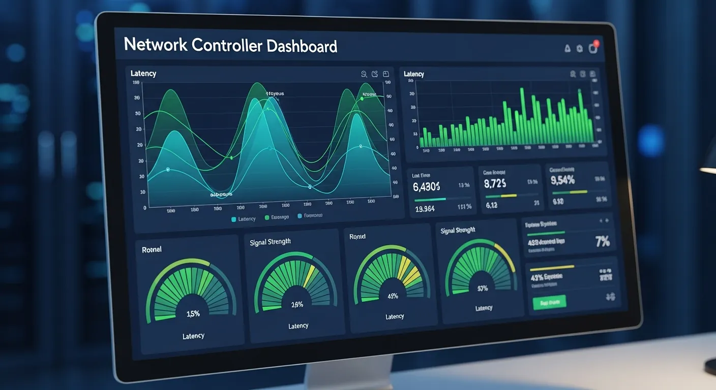 Painel de controladora wireless WLC