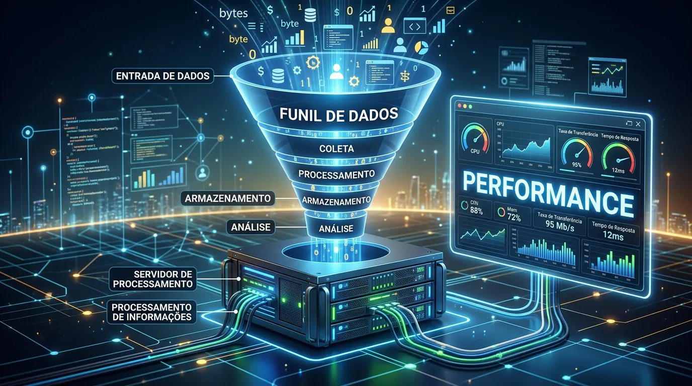 Diagrama de processamento de dados