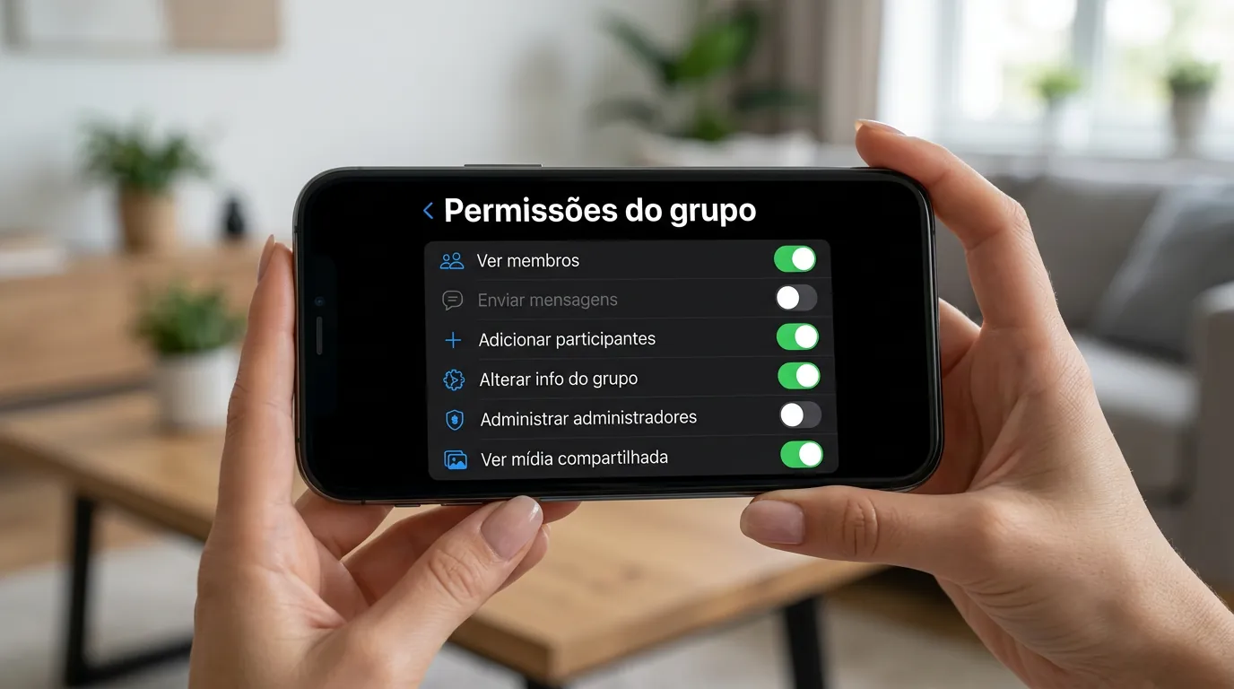 Como definir quem pode enviar mensagens no grupo do WhatsApp