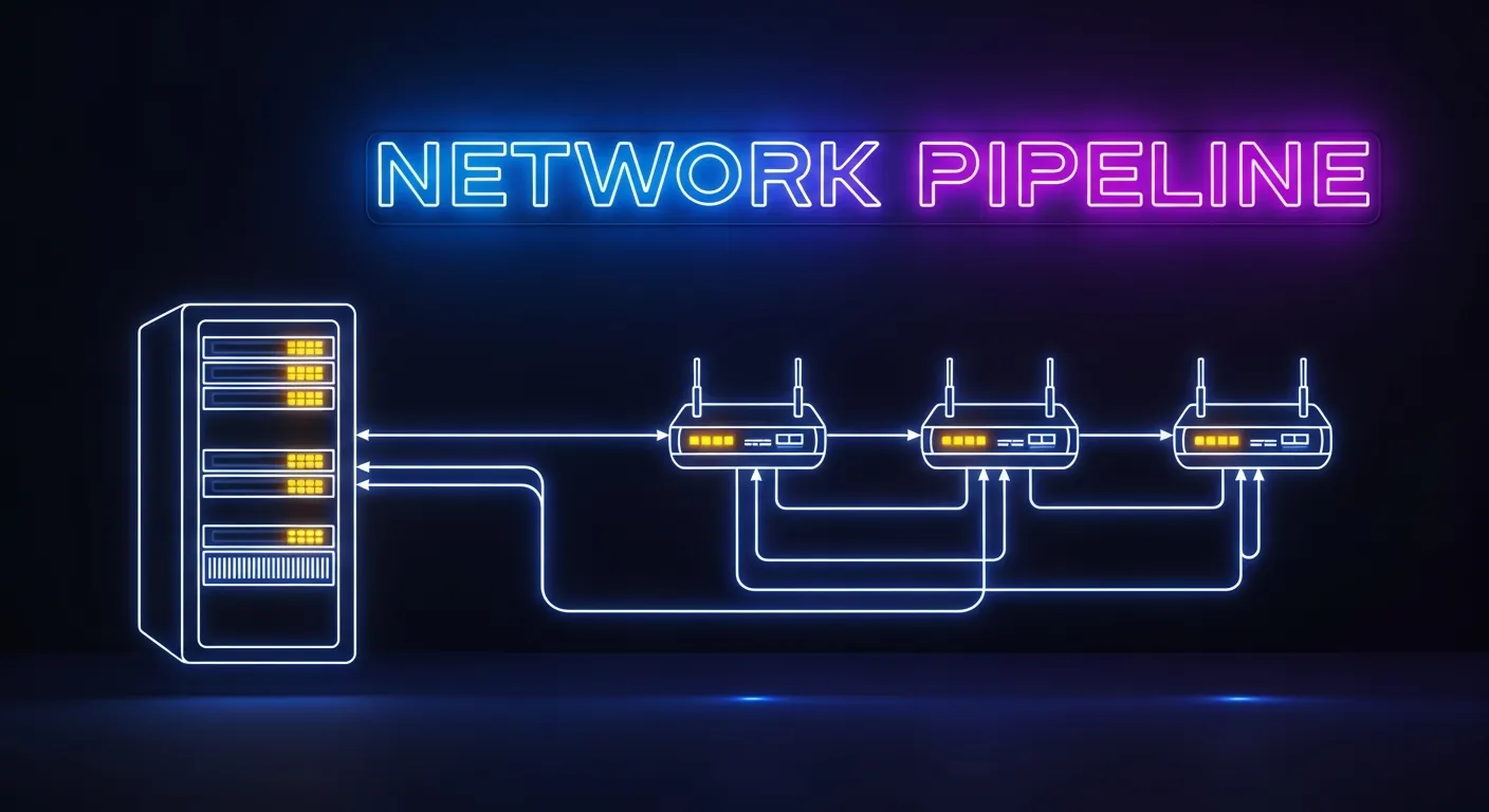 Fluxograma de pipeline de backup de rede com Ansible